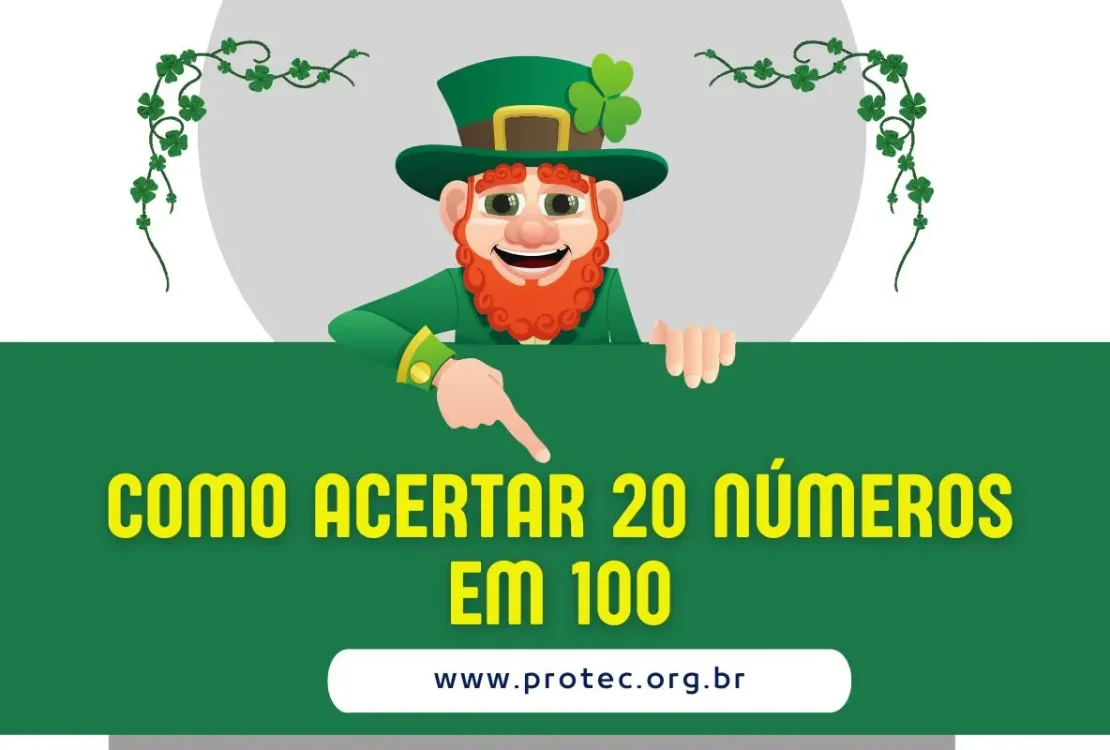 Como acertar 20 números em 100