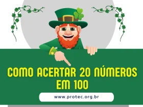 Como acertar 20 números em 100