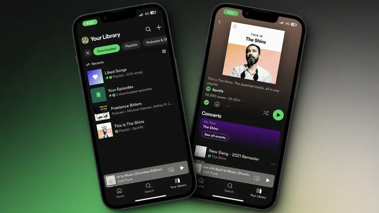 baixar sua biblioteca Spotify para ouvir offline
