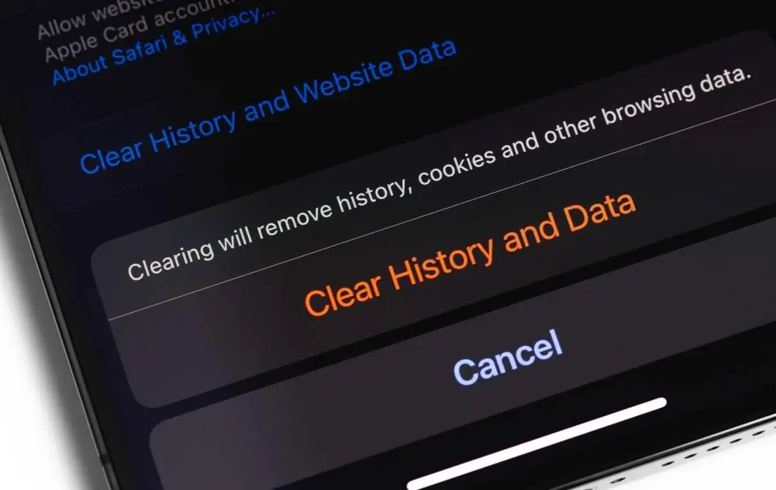 limpar o cache do seu iPhone