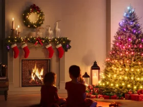 luzes inteligentes de Natal com sua voz