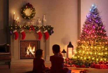 luzes inteligentes de Natal com sua voz