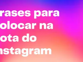 frases para colocar na nota do instagram